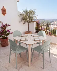 Set di 4 sedie da giardino CEARA Verde menta_1069701