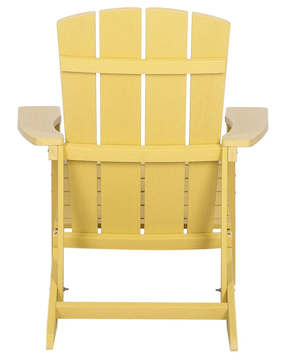 Krzesło ogrodowe ADIRONDACK Z podnóżkiem Żółty_809667