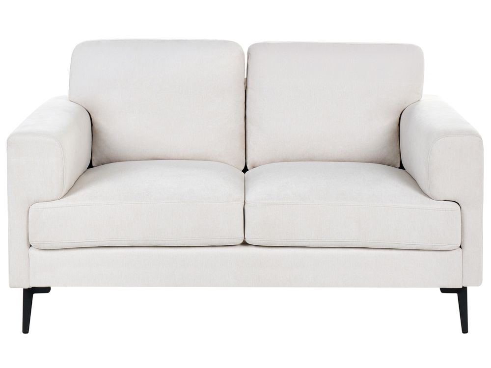 Sofa 2 Seater LOUSTO Fabric Light Beige