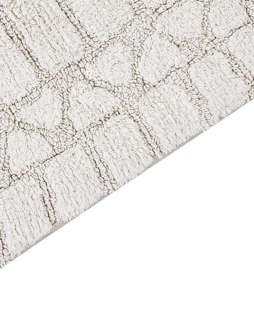 Tappeto da bagno TEKKE Beige chiaro 60 x 90 cm Cotone_905511