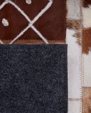 Rug HEREKLI Brown 140 x 200 cm Leather_764690