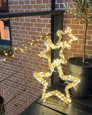 Outdoor Decoration LED BURESO 80 cm Star Gold_1041712