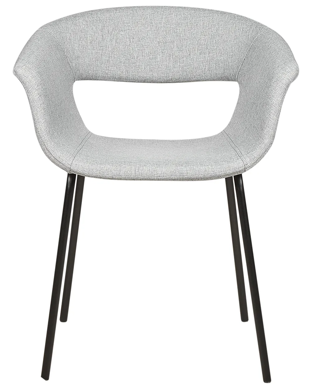 Set di 2 sedie da pranzo ELMA Grigio chiaro_1032201