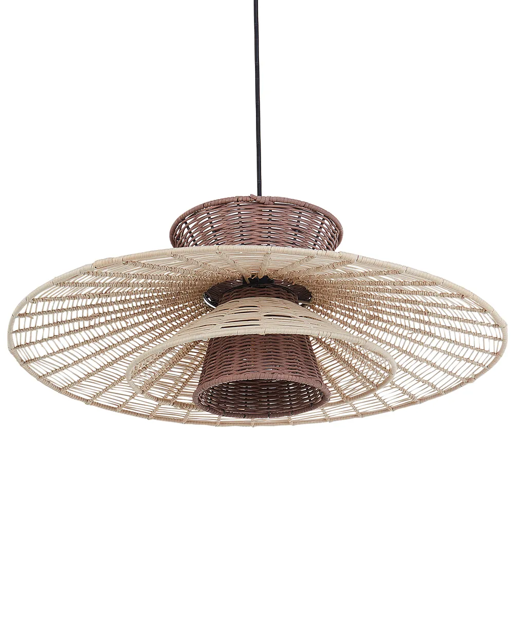 Pendant Lamp KABOMPO Rattan Brown_915494