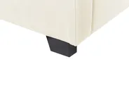 Ottoman Bed VINCENNES Velvet Off-White 140 x 200 cm (EU Double)_837364