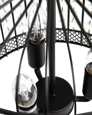 Lampadario CELON Metallo Nero_738756