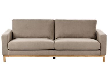 3-istuttava sohva kangas ruskeanharmaa SIGGARD