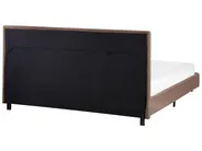 Letto Bouclé ALBI 140 x 200 cm Marrone_981591