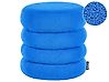 Pouf SUMPTER Bouclé Bleu