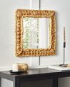 Water Hyacinth Wall Mirror 52 x 52 cm Natural LANGLI_894206