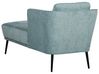 Chaise longue à gauche en tissu bleu ARTHEZE_930087