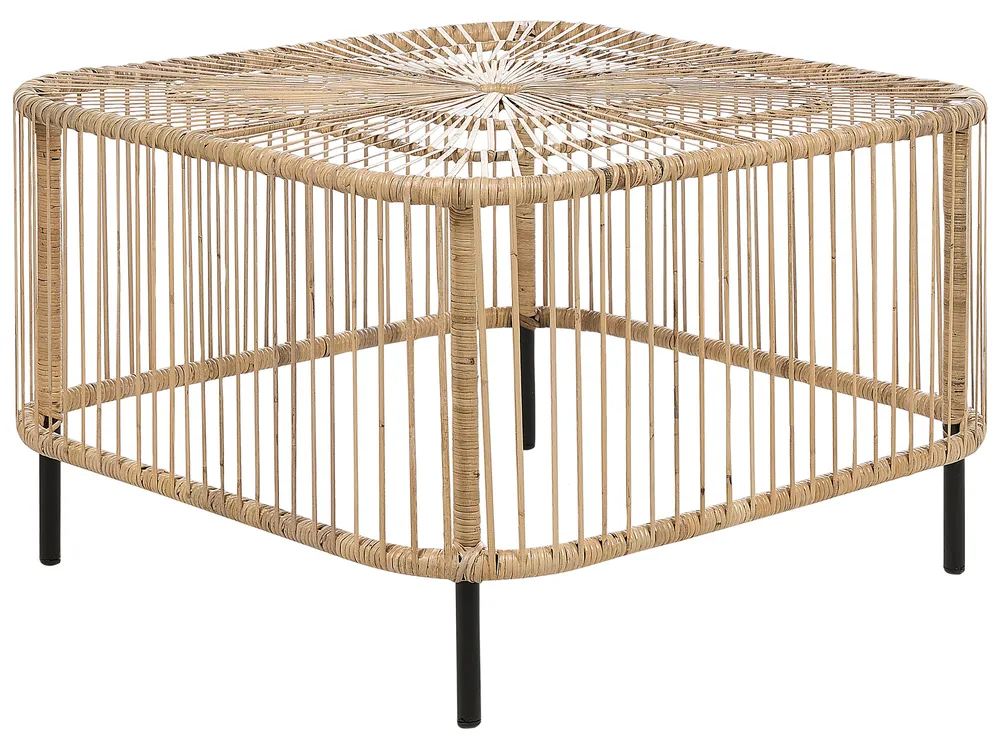 Set da giardino con tavolo 4 posti MARATEA/CESENATICO Rattan Naturale_878797