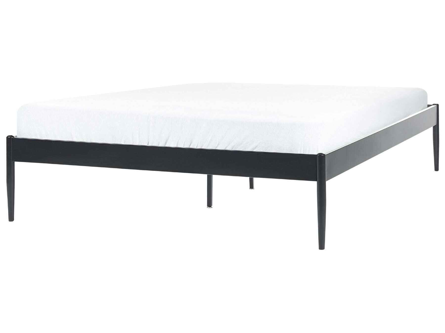 Metal EU Double Size Bed Black VAURS_863472