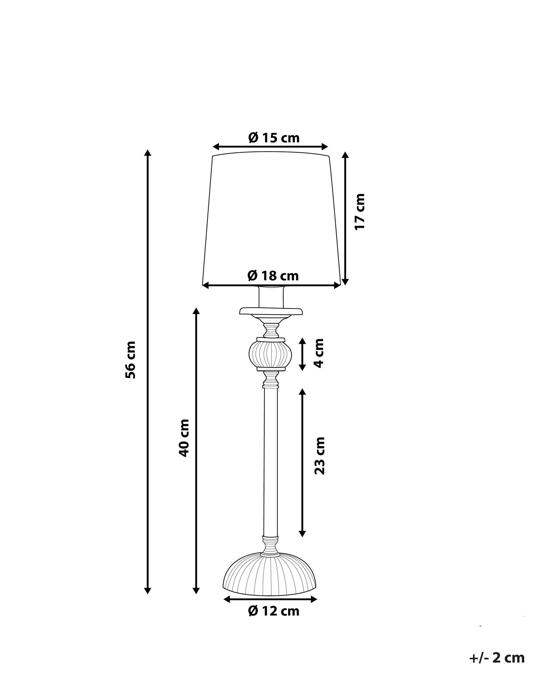 Table Lamp KUBENA Metal Black_799779