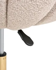 Desk Chair ANNABELLE Boucle Beige_1000161