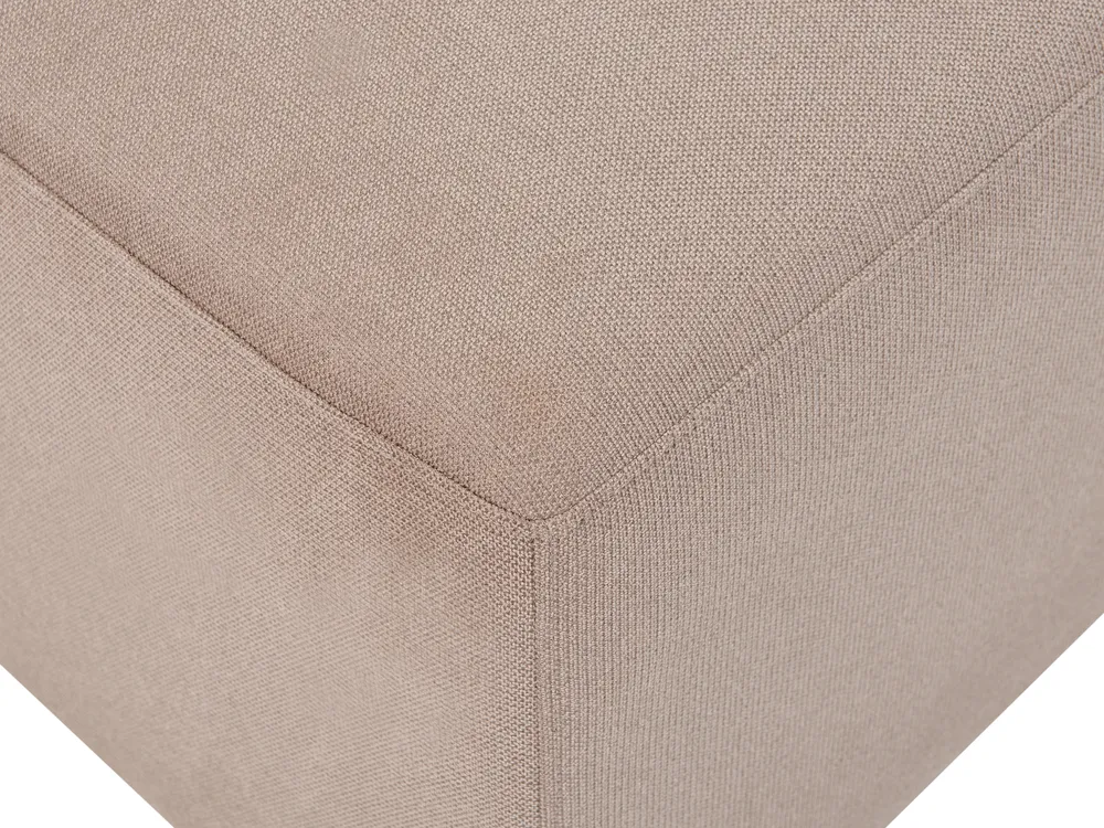 Corner Sofa 4 Seater KOHLO with Ottoman Fabric Taupe Right Hand_945128