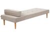 Chaise-longue em tecido creme NIORT_927147