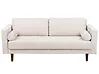 Sofa 3 Seater NURMO Fabric Light Beige