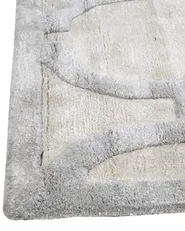 Rug GWANI Beige 160 x 230 cm Viscose_904753