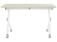 Składane biurko BENDI 120 cm 60 cm z kółkami Jasnobrązowy_922209
