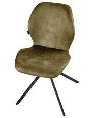 Set di 4 sedie da pranzo MORRISON Velluto Verde_1041338
