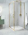 Shower Enclosure DARLI 700 x 700 x 1850 mm Gold
