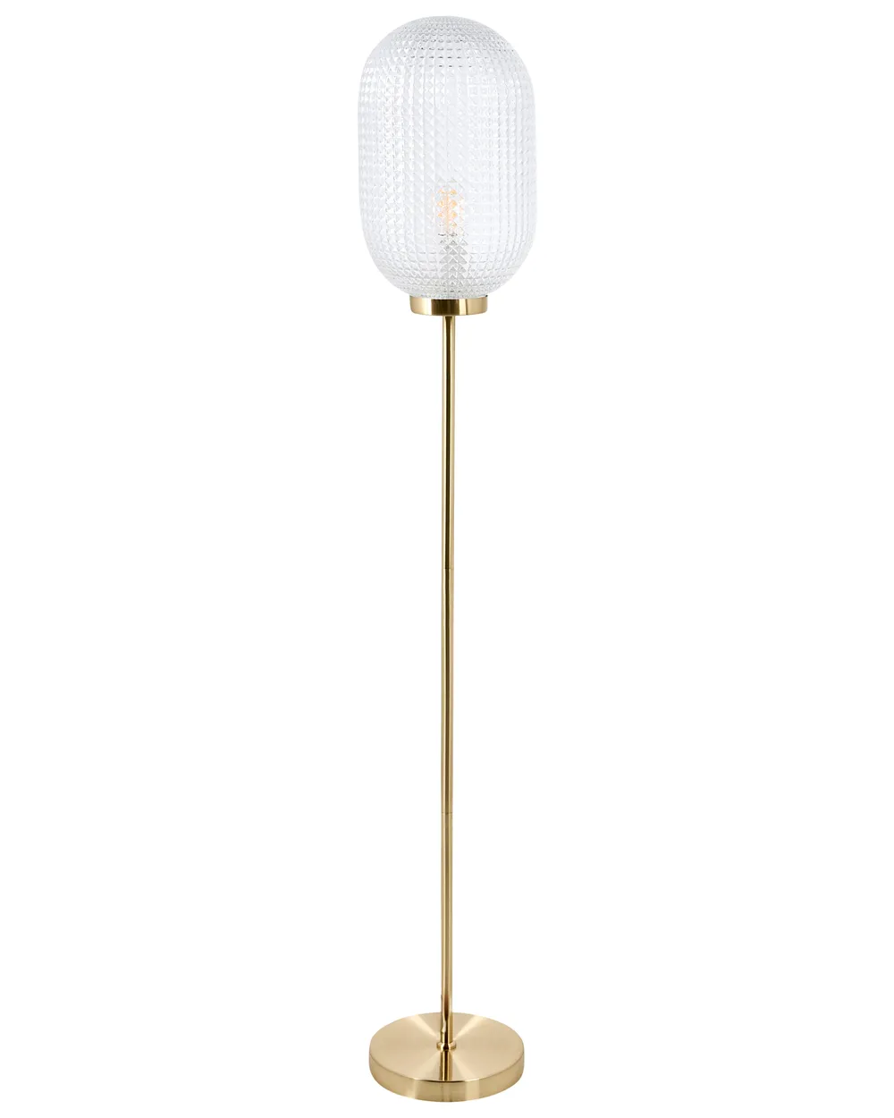 Lampa podłogowa PORTERO Metal Złoty