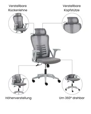 Bürostuhl ERGONOX Grau_1071051