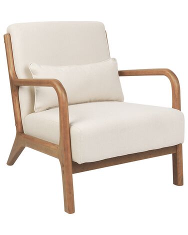 Fauteuil stof lichtbeige SKOVDE