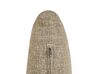 Gartenliege Rattan naturfarben Auflage taupe BELSITO _928038