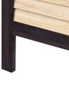 Wooden Folding 4 Panel Room Divider 170 x 164 cm Light Wood BRENNERBAD_874071