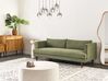 3 Seater Fabric Sofa Green JARPEN_934035