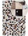 Dywan patchwork skórzany 160 x 230 cm wielokolorowy CERLI_743080
