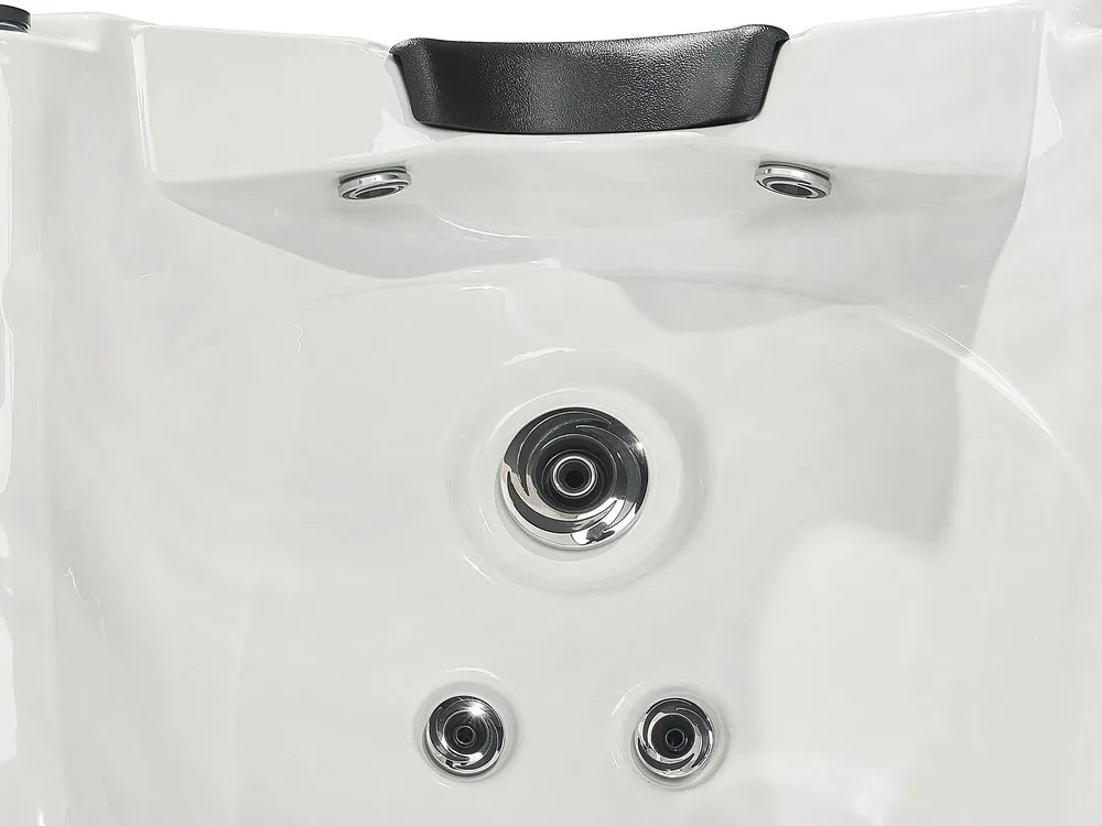 Outdoor Hot Tub with LED TULAROSA White_818520