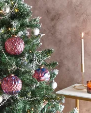 Set di 6 palline decorative ASTRAL Vetro Rosa_1093385