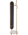 Coat Stand with Mirror Gold LORENA_935082