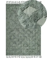 Rug KARS Green 160 x 230 cm Cotton_840526