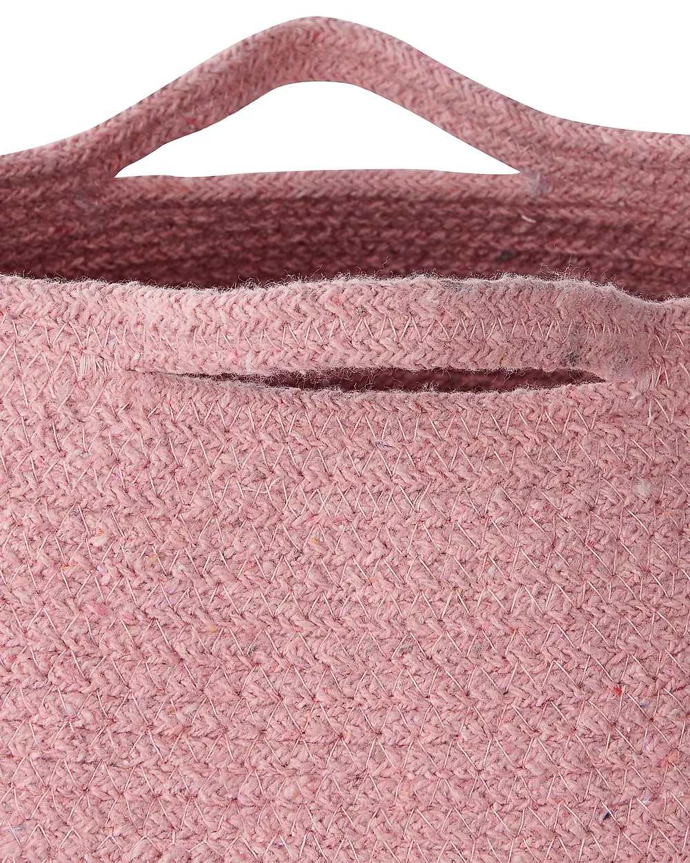 Conjunto de 2 cestos PANJGUR Algodão Rosa_846413