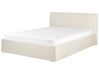 Bed met opbergruimte stof beige 140 x 200 cm ORBEY_906913