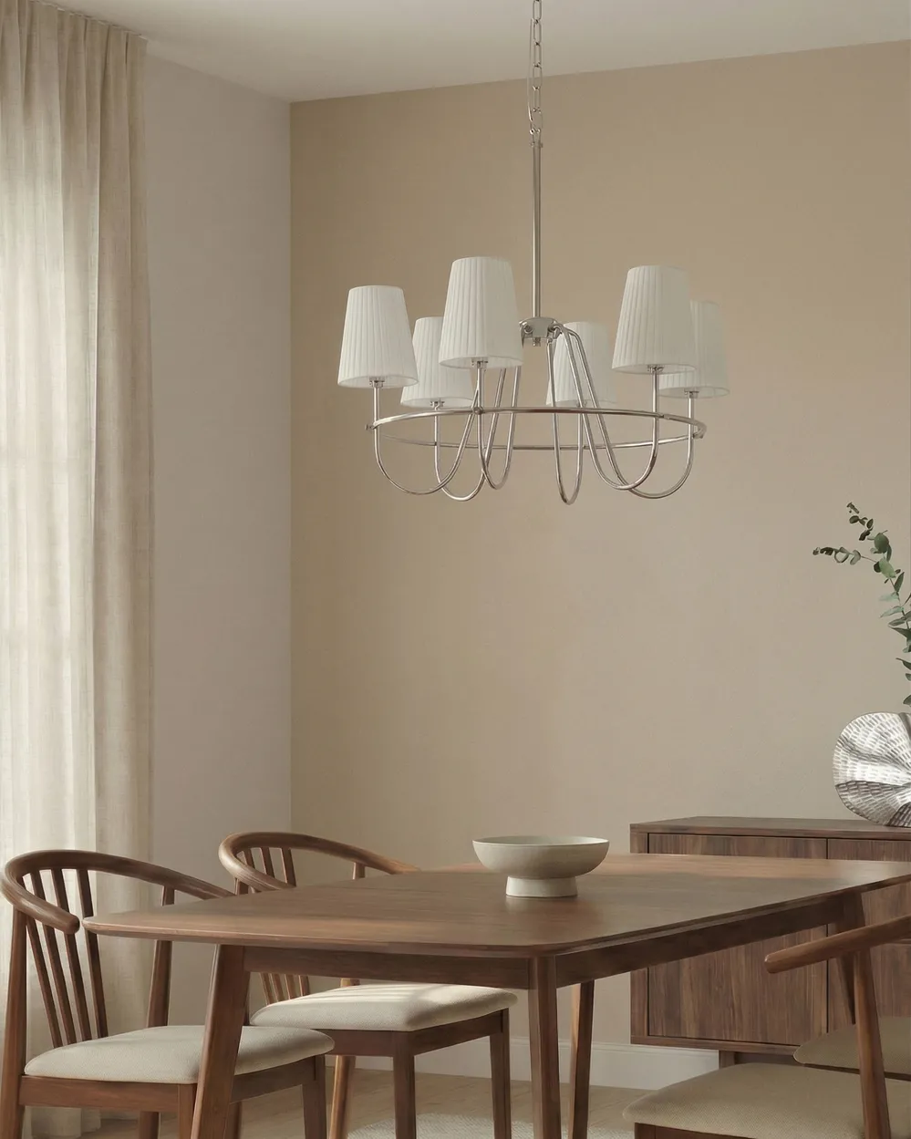 Chandelier YAMETHIN Metal Silver_1053849