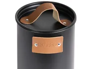 4 Piece Bread Bin and Canister Set REVERIE Iron Black_1069588