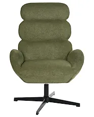 Swivel Armchair AALBORG Fabric Green_1169058