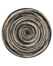 Rug ARTORA Beige ø 140 cm Jute_757868