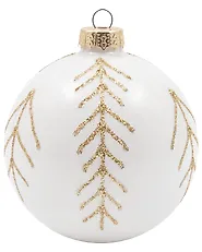 Conjunto de 21 bolas de Navidad FROSTGLOW Vidrio Blanco_1192252