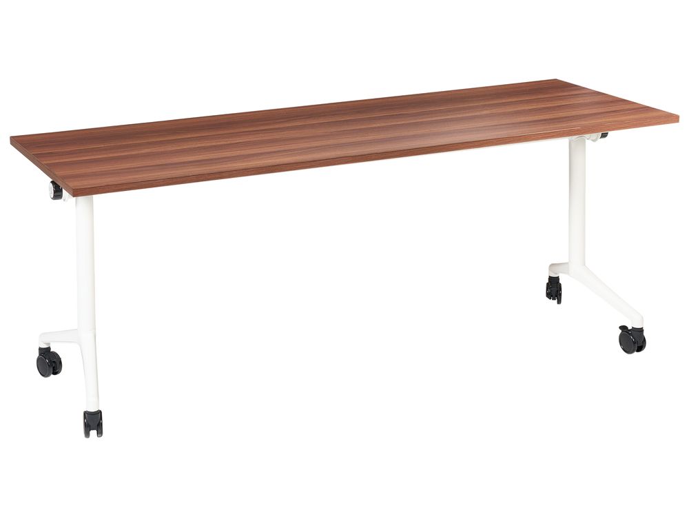 Foldable Office Desk CAVI 180 cm x 60 cm Dark Brown