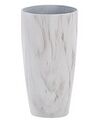 Kukkaruukku marmorikuvio valkoinen ⌀ 23 cm 2 kpl LIMENARI_860285