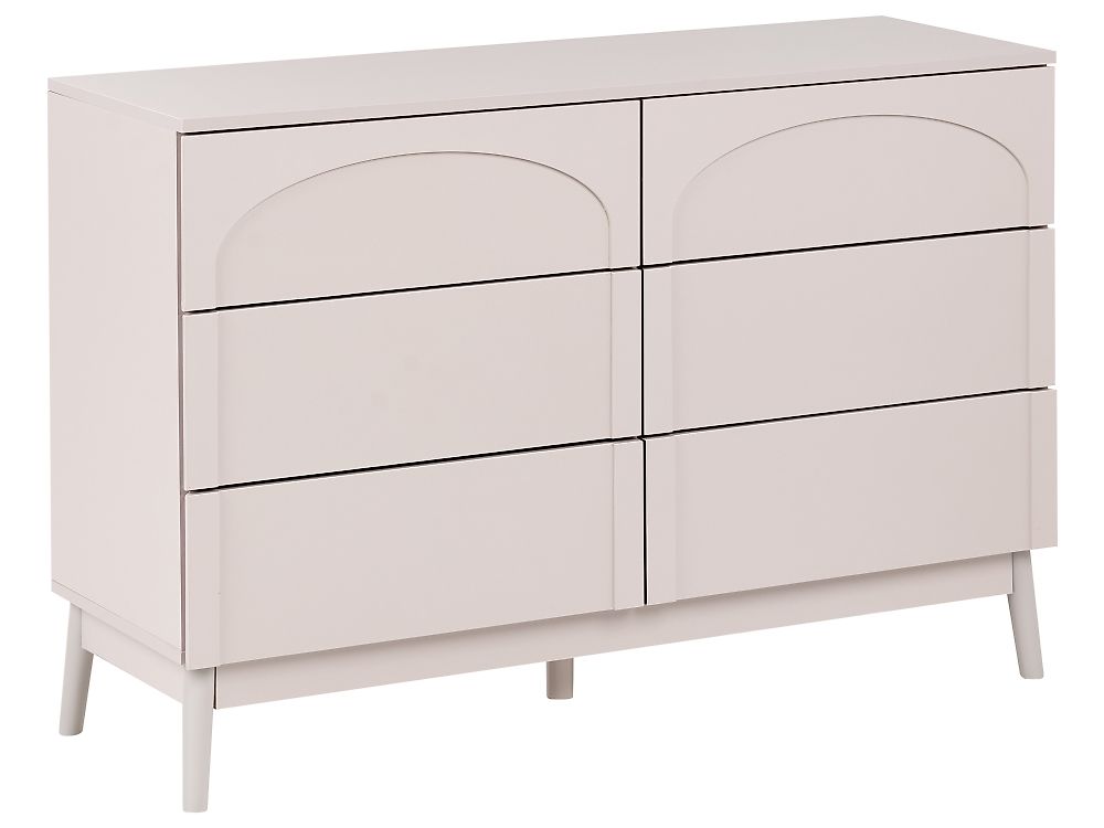 6 Drawer Chest BOULIA Light Beige