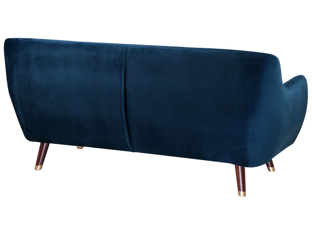 Sofa 3 Seater BODO Velvet Navy Blue_738310