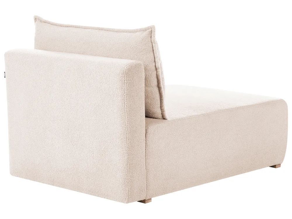 Chaise Longue NERBO Boucle Beige_1034528