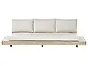 Garden Sofa 3 Seater MARETTIMO Certified Acacia Wood Beige